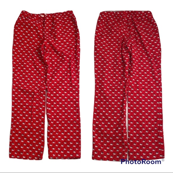 Vineyard Vines Pants - Vineyard Vines Christmas whale red pajama pants M
